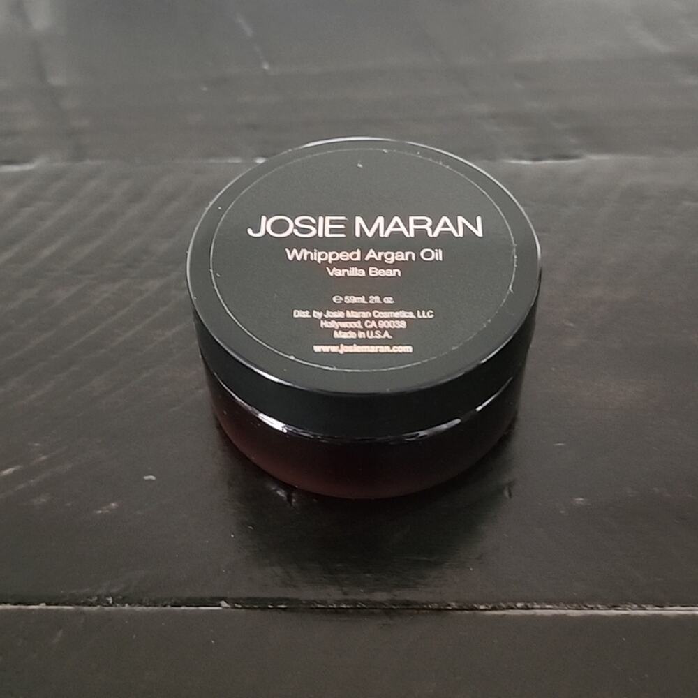 JOSIE MARAN Body Butter Whipped Argan Oil Vanilla Bean Travel Size